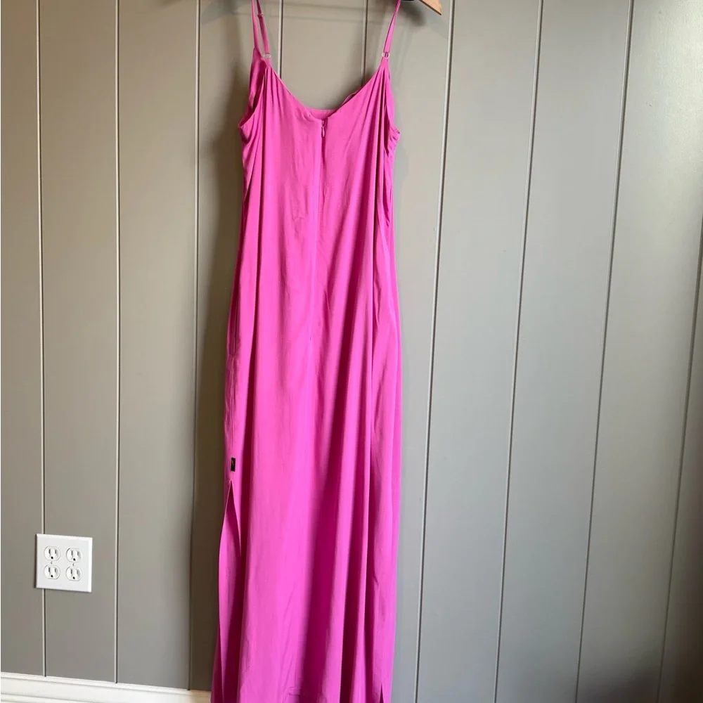 Women's Maxi Dress Pink Medium Margaritaville Island Reserve Solid - Picture 5 of 15